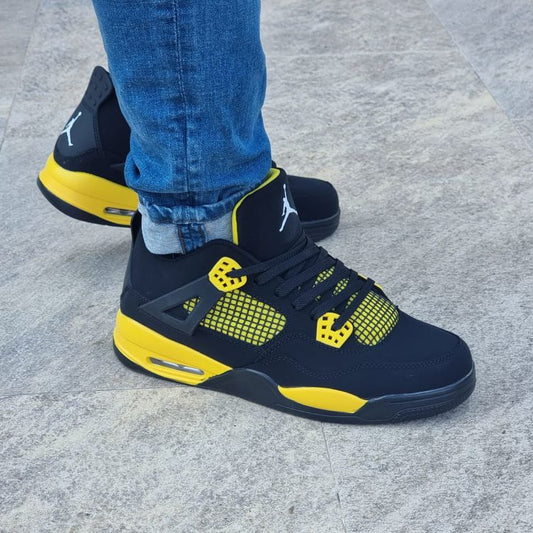 Adidasi Jordan Cod J09 Negru-Galben