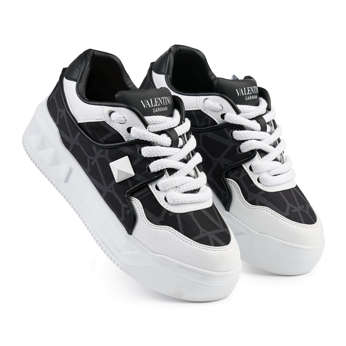 One Stud Negru/Alb