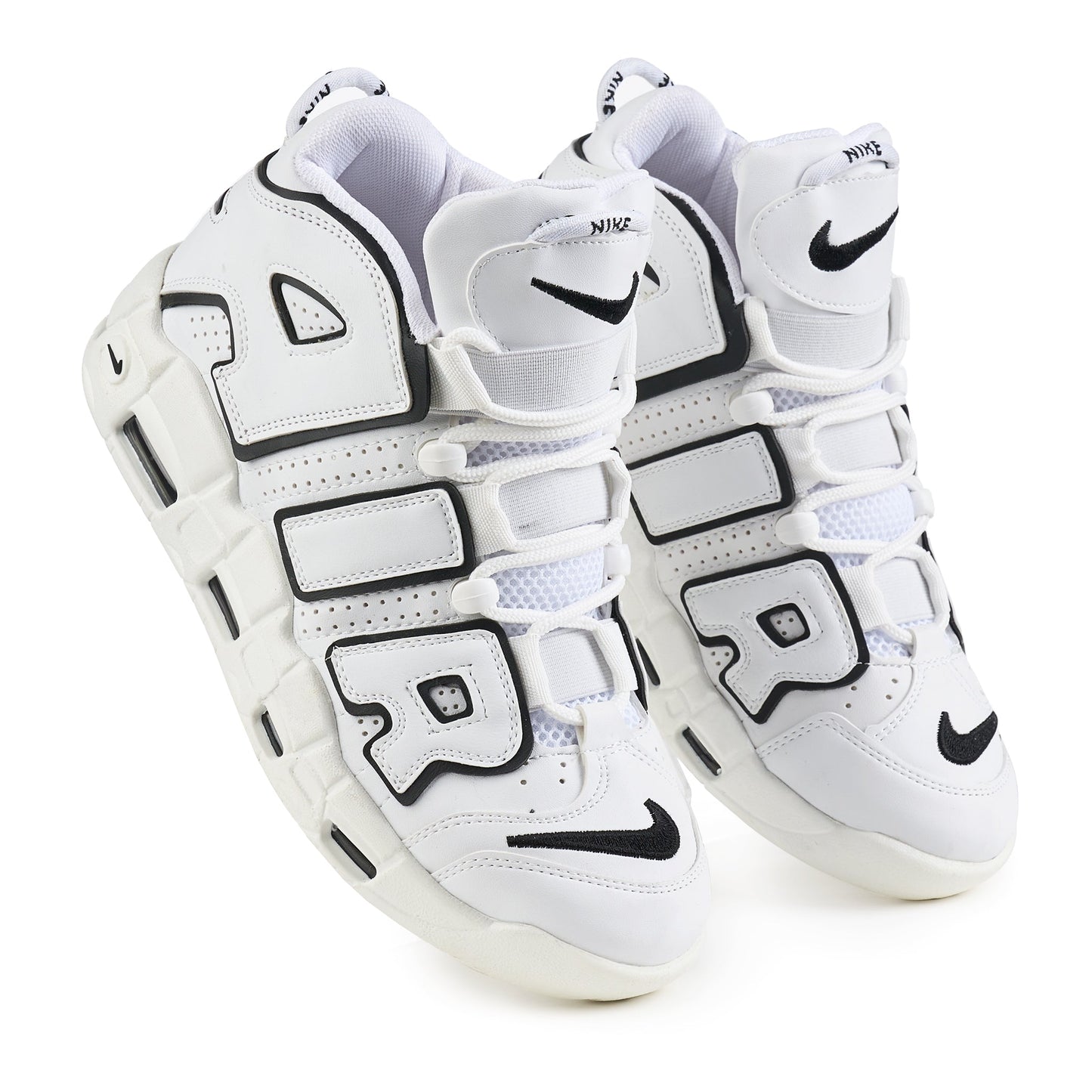 Air More Uptempo Negru/Alb C