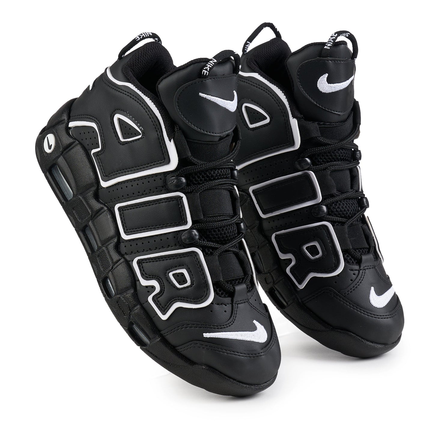 Air More Uptempo Negru/Alb C