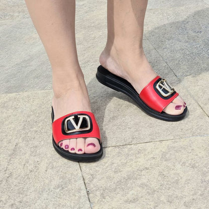 Papuci Valentino Rosu Cod 27