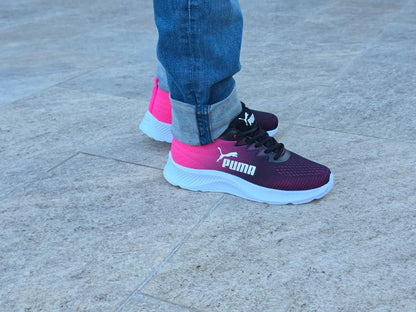 Pantofi Sport Alma Bleu-Roz Cod 332
