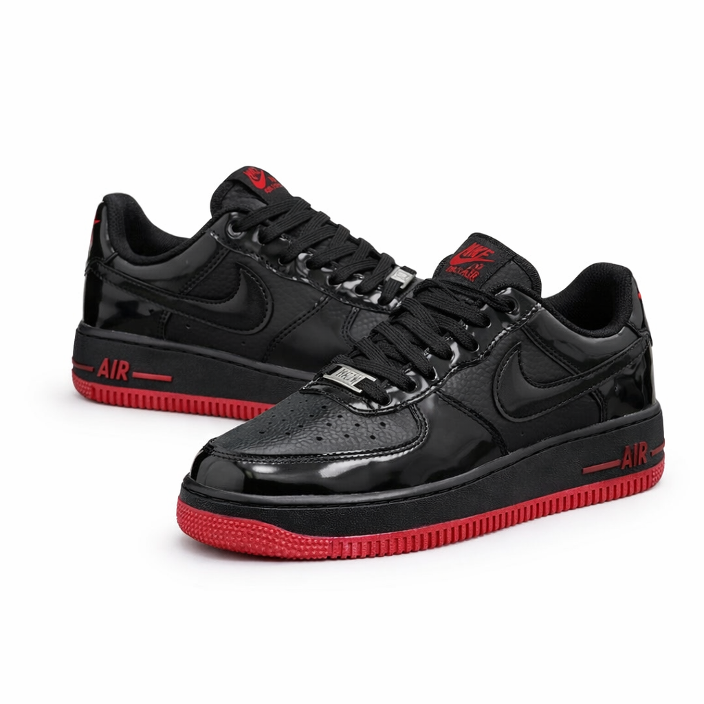 Air Force 1 Low Line Negru/Rosu