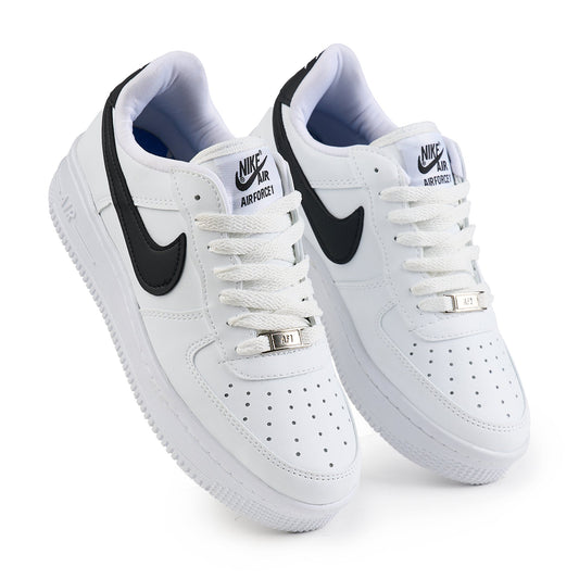 Air Force 1 Low Alb/Negru