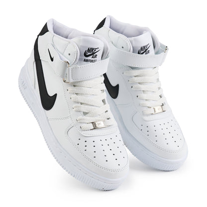 Air Force 1 High Alb/Negru