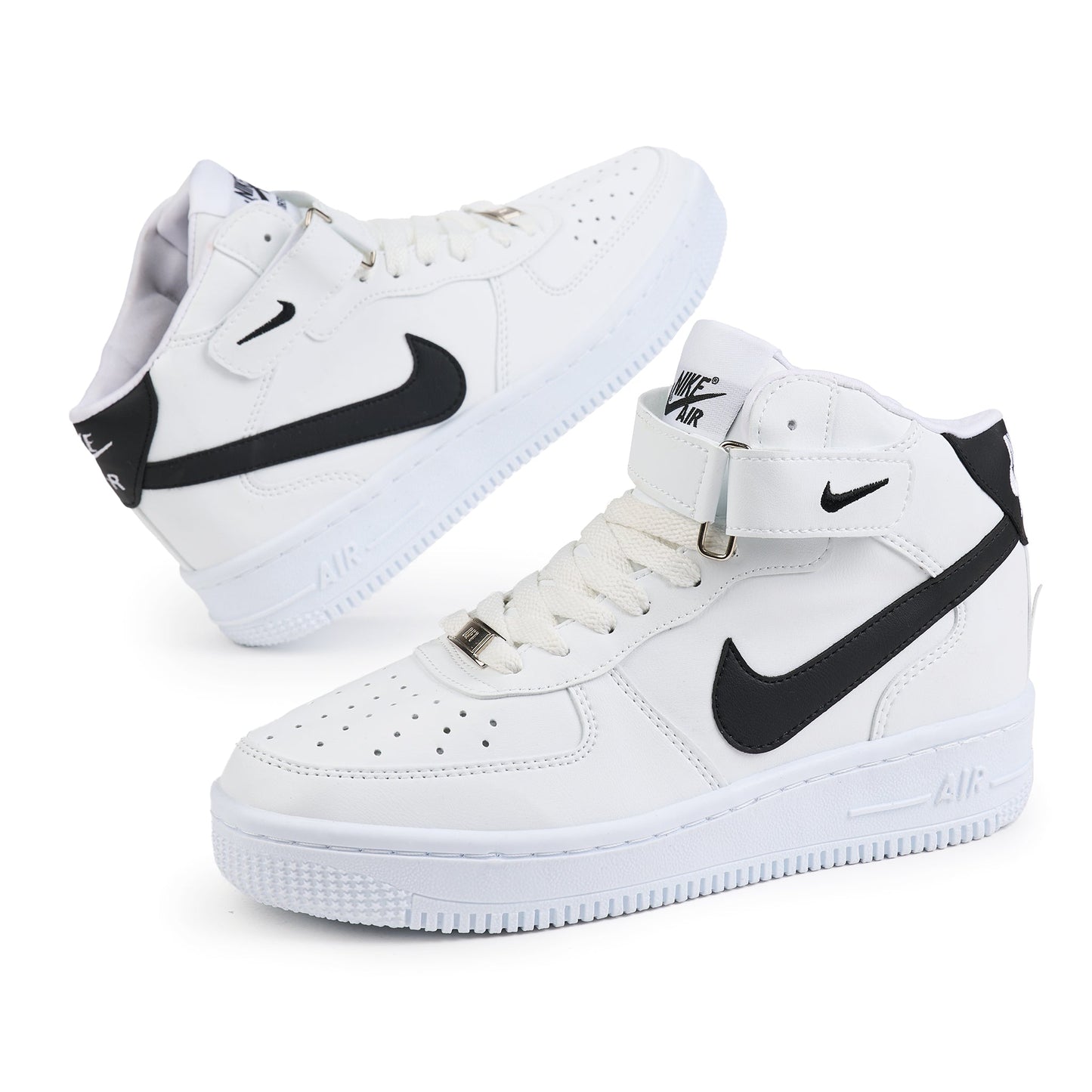 Air Force 1 High Alb/Negru
