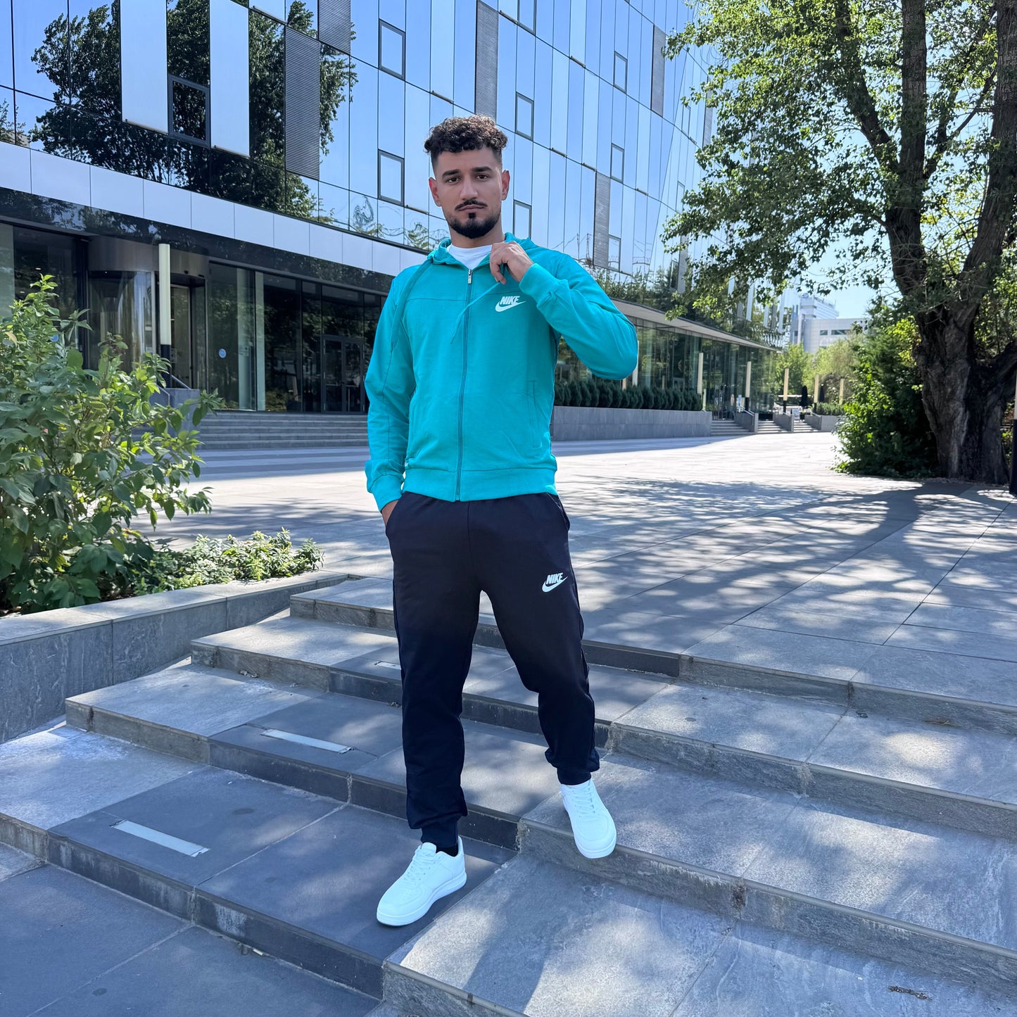 Trening Bărbat UrbanFit - Essentiale Turquoise