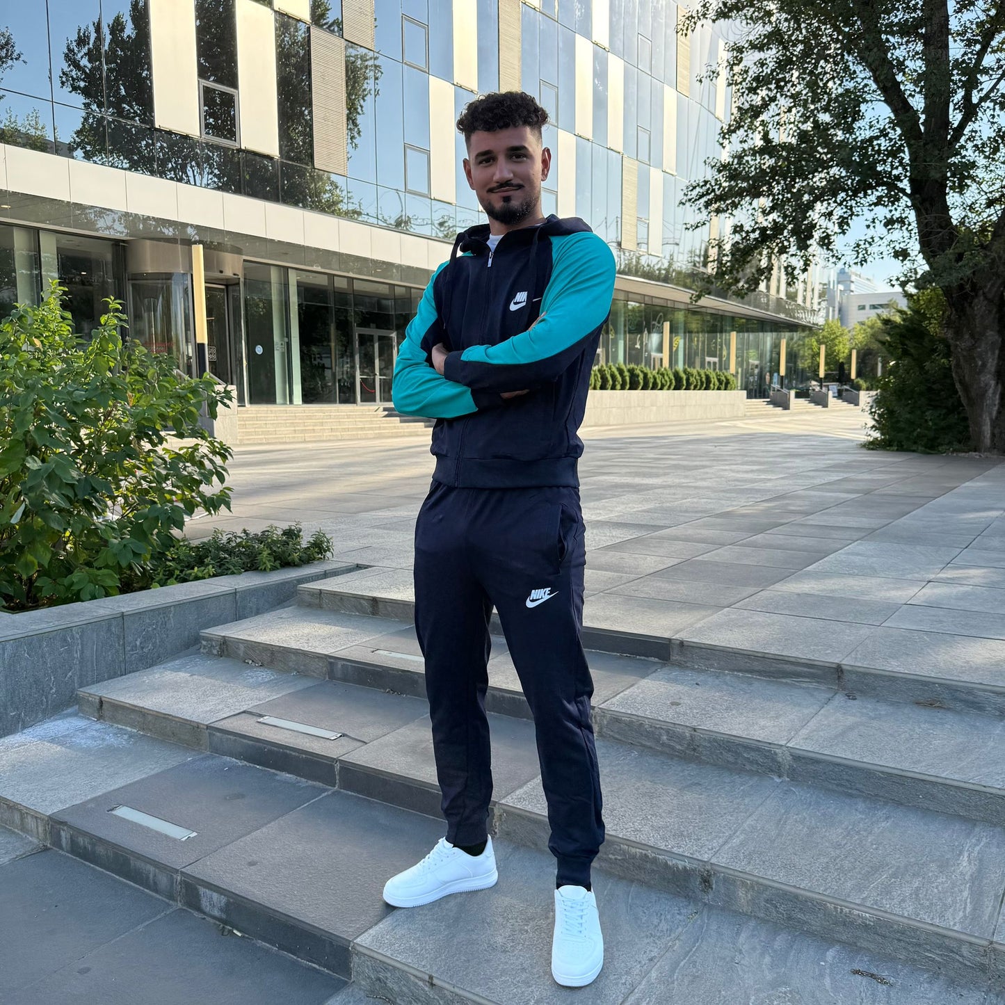 Trening Bărbat UrbanFit - Casual Turquoise