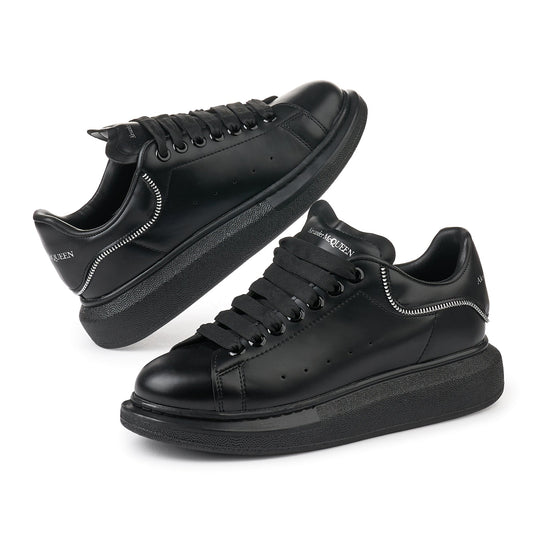 Oversized Zipper Negru