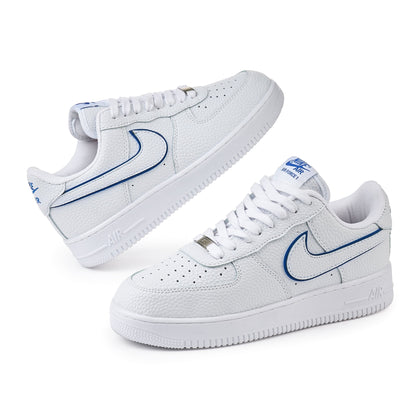 Air Force 1 Low Line Alb/Albastru