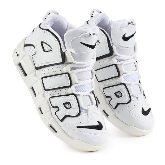Air More Uptempo Negru/Alb C