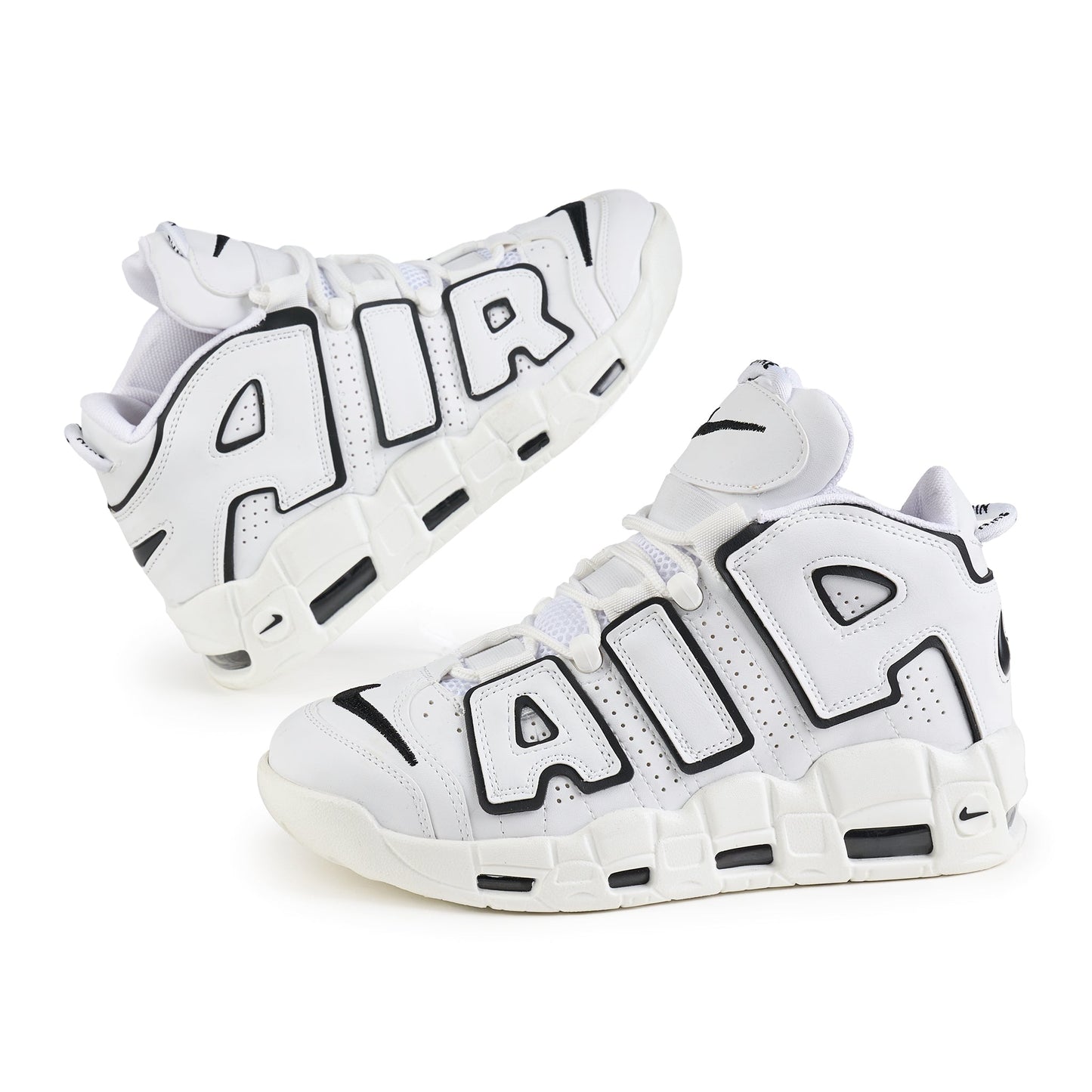 Air More Uptempo Negru/Alb C